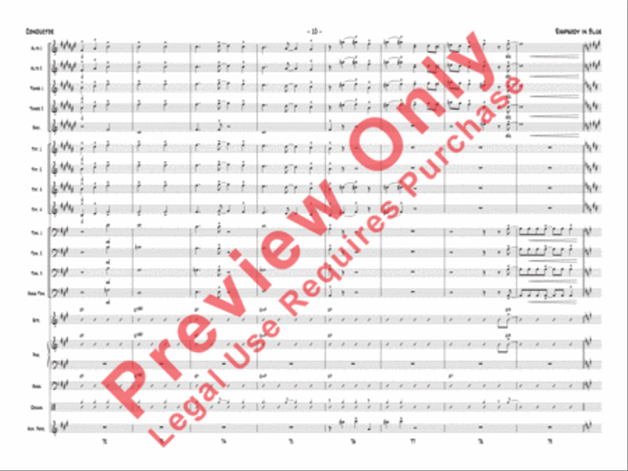 Rhapsody in Blue Rhapsody in Blue Jazz Ensemble scores gallery preview page 13