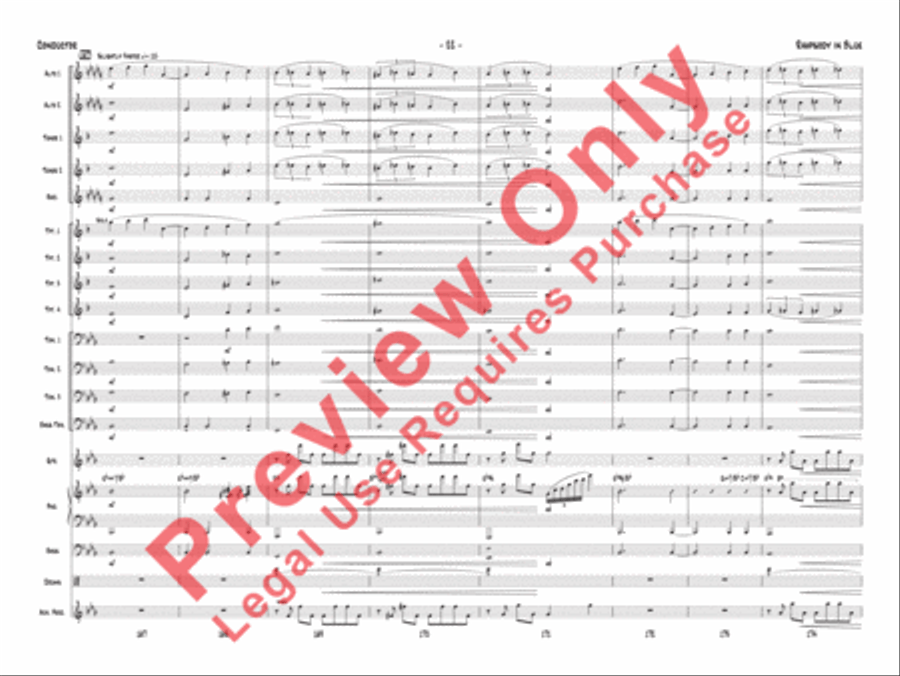Rhapsody in Blue Rhapsody in Blue Jazz Ensemble scores gallery preview page 25