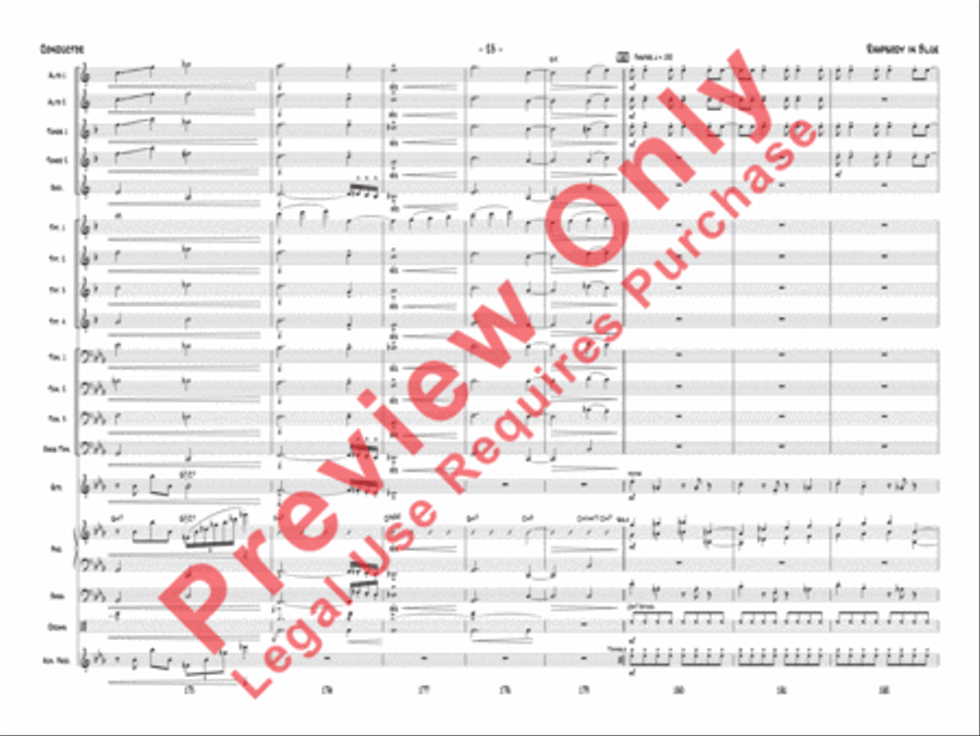 Rhapsody in Blue Rhapsody in Blue Jazz Ensemble scores gallery preview page 26