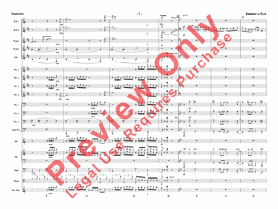 Rhapsody in Blue Rhapsody in Blue Jazz Ensemble scores gallery preview page 5
