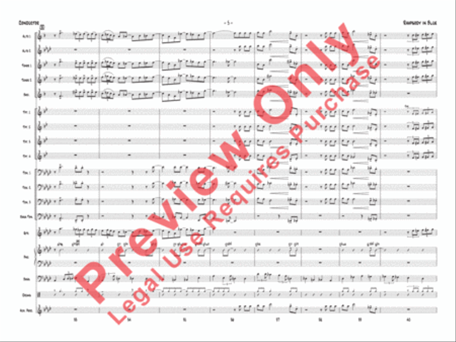 Rhapsody in Blue Rhapsody in Blue Jazz Ensemble scores gallery preview page 8