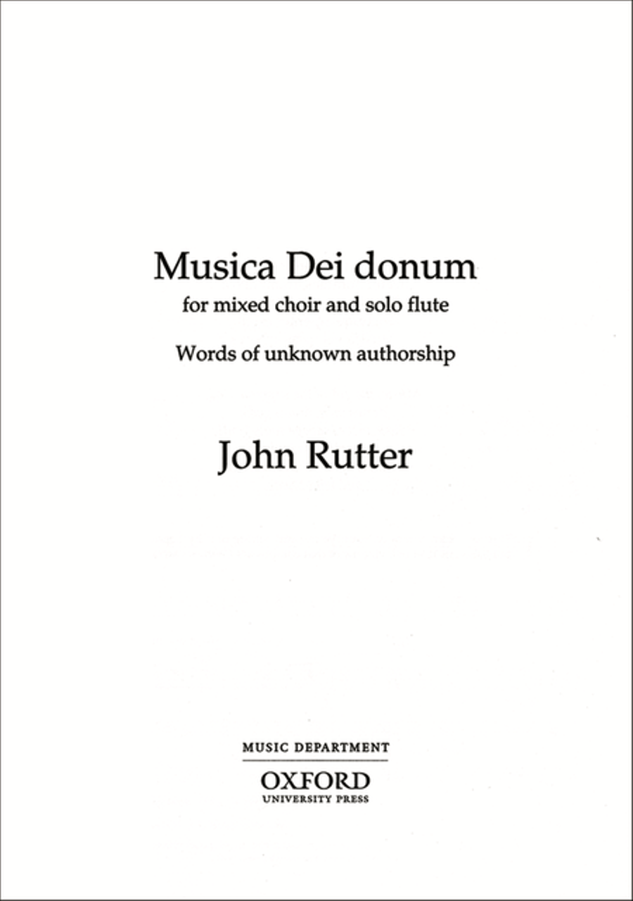 Musica Dei donum Musica Dei donum 4-Part scores gallery preview page 1
