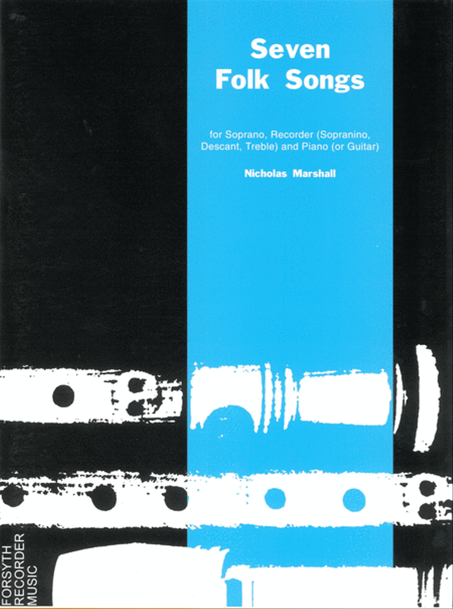 Seven Folk Songs - guitar part Recorder scores gallery preview page 1