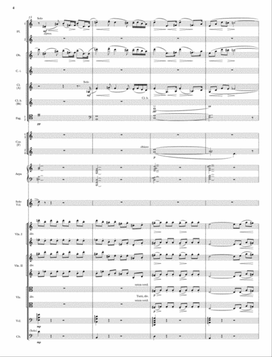 Violin and Cello Concertos English Horn scores gallery preview page 13