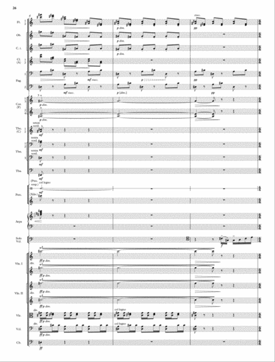 Violin and Cello Concertos English Horn scores gallery preview page 19