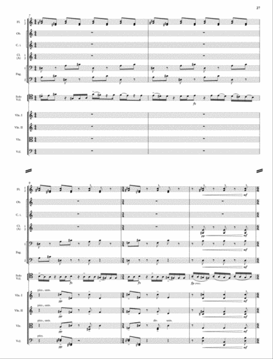Violin and Cello Concertos English Horn scores gallery preview page 20