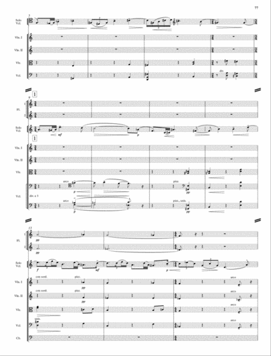 Violin and Cello Concertos English Horn scores gallery preview page 25