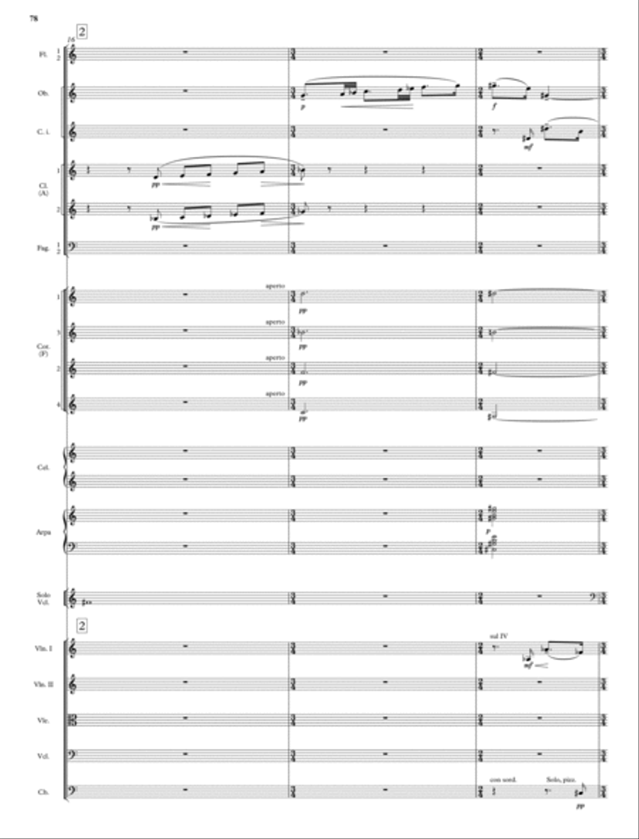 Violin and Cello Concertos English Horn scores gallery preview page 26