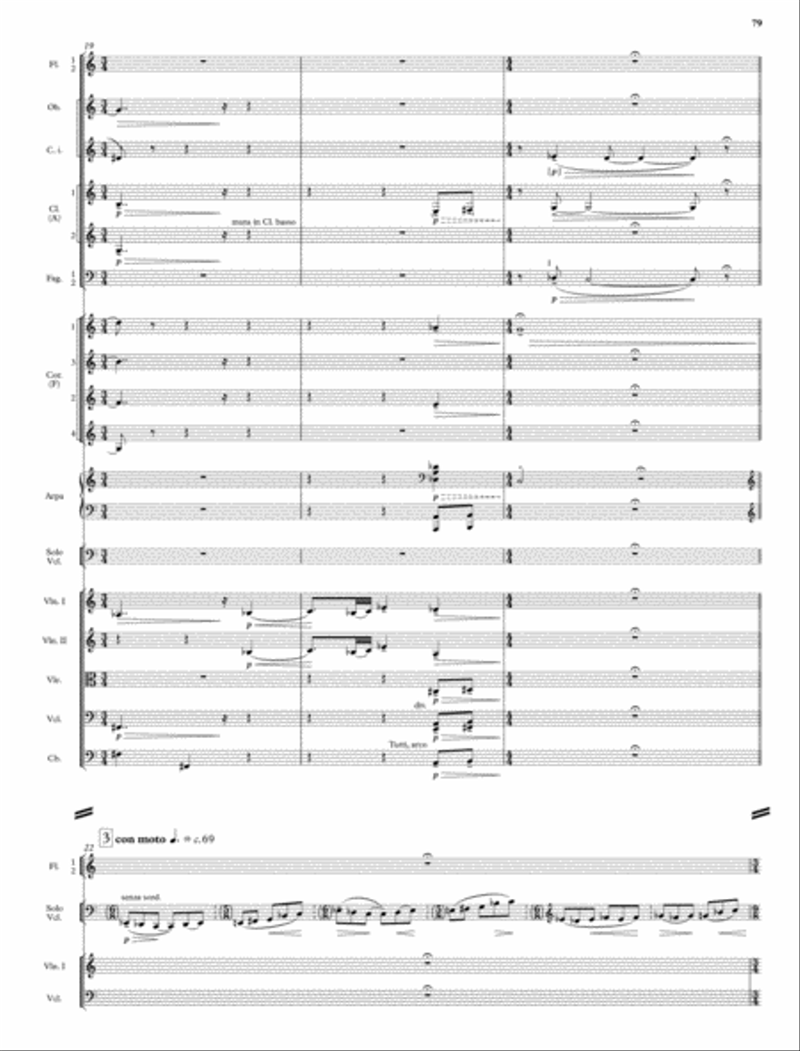 Violin and Cello Concertos English Horn scores gallery preview page 27