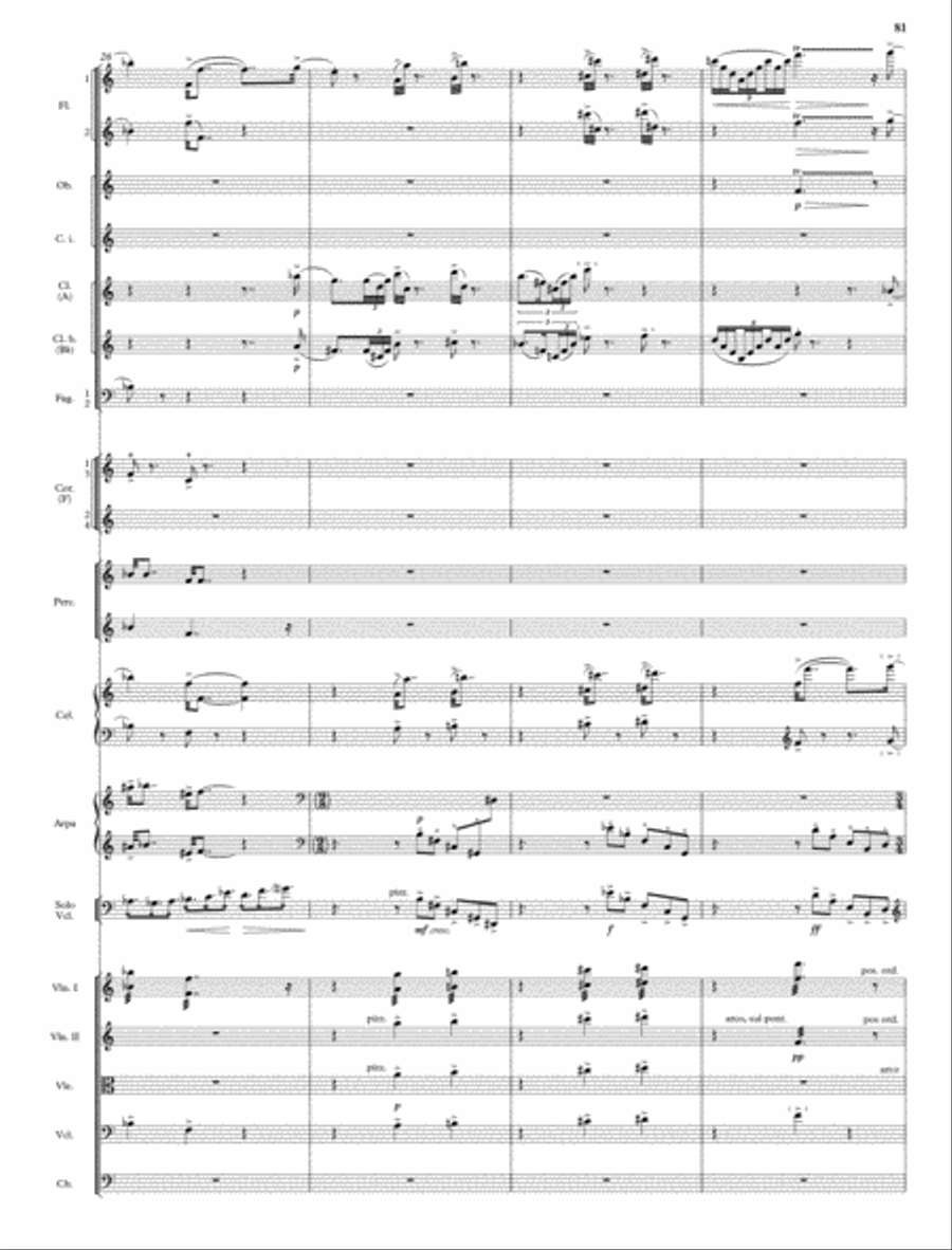 Violin and Cello Concertos English Horn scores gallery preview page 29