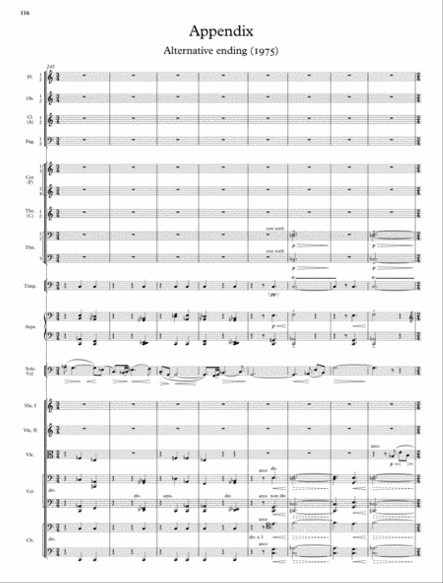 Violin and Cello Concertos English Horn scores gallery preview page 30