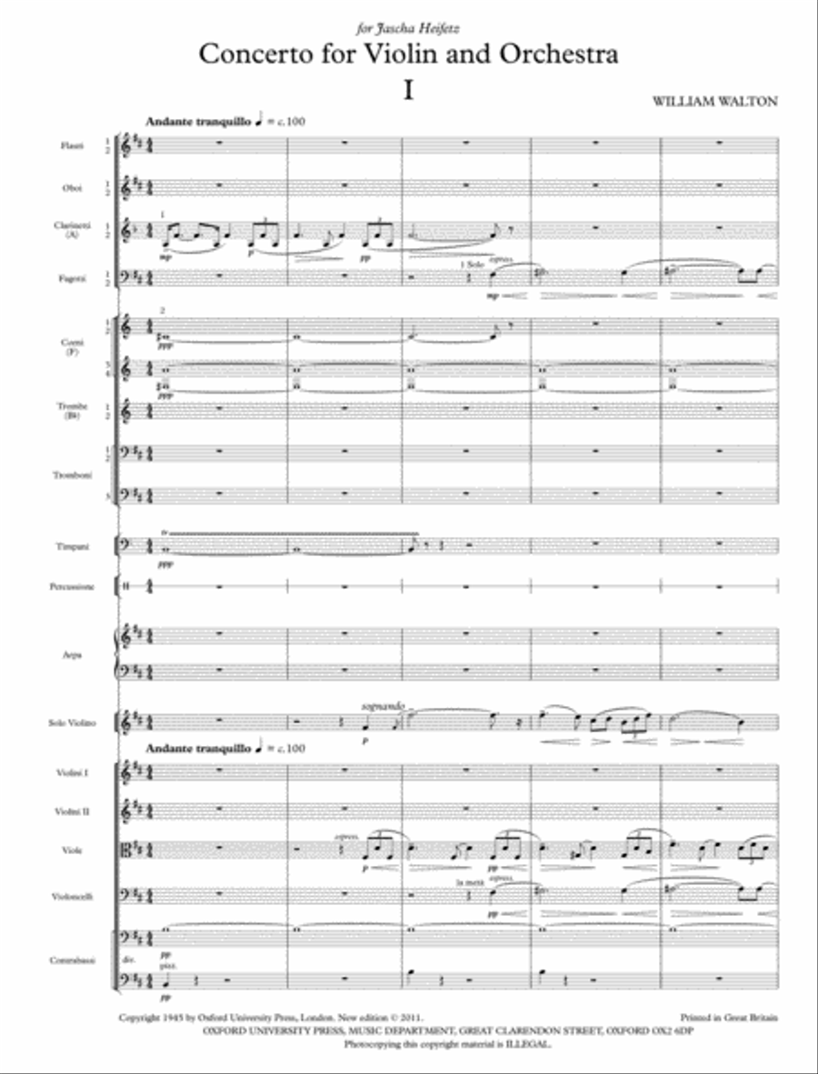 Violin and Cello Concertos English Horn scores gallery preview page 31