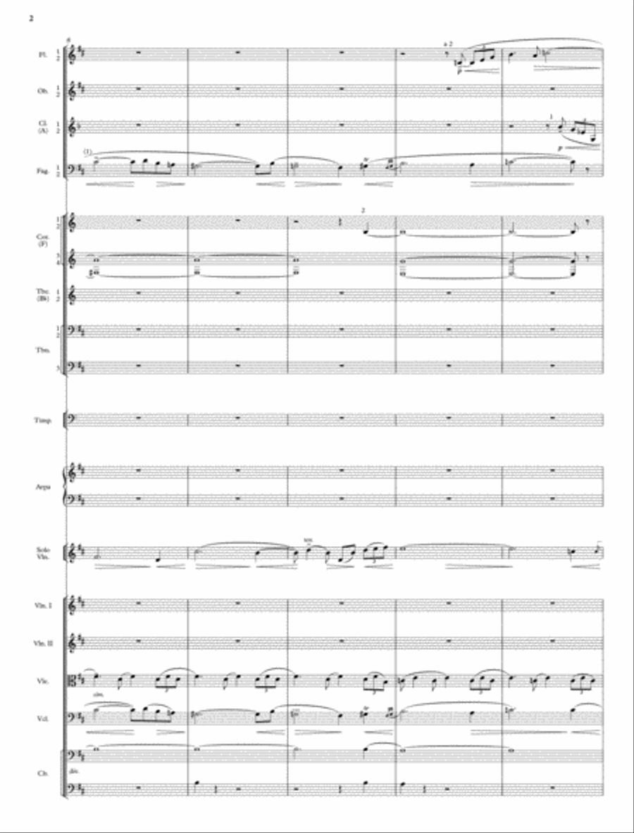 Violin and Cello Concertos English Horn scores gallery preview page 32