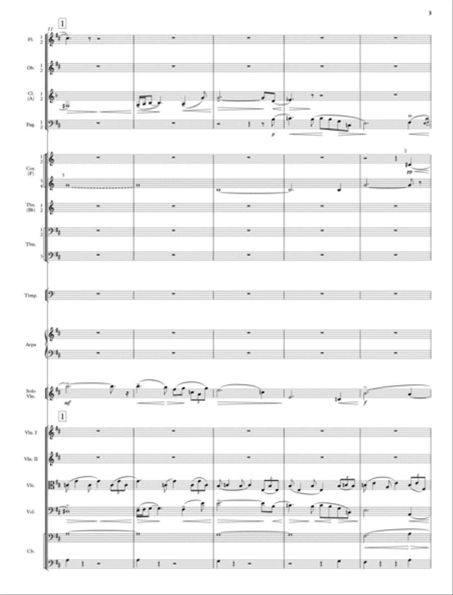 Violin and Cello Concertos English Horn scores gallery preview page 33