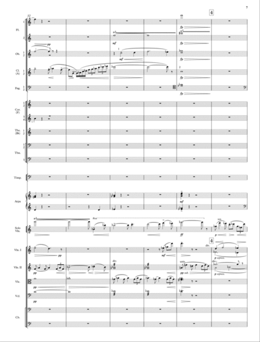 Violin and Cello Concertos English Horn scores gallery preview page 37