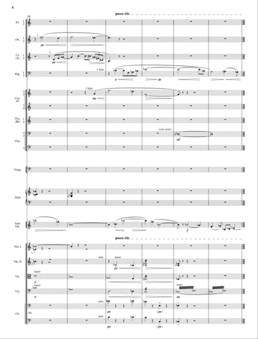Violin and Cello Concertos English Horn scores gallery preview page 38