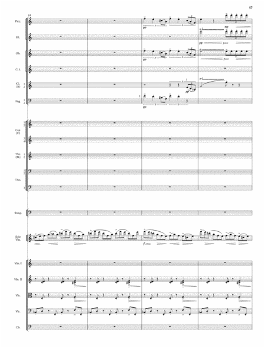Violin and Cello Concertos English Horn scores gallery preview page 45