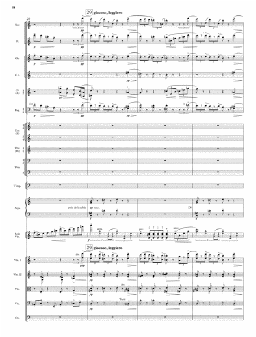 Violin and Cello Concertos English Horn scores gallery preview page 46