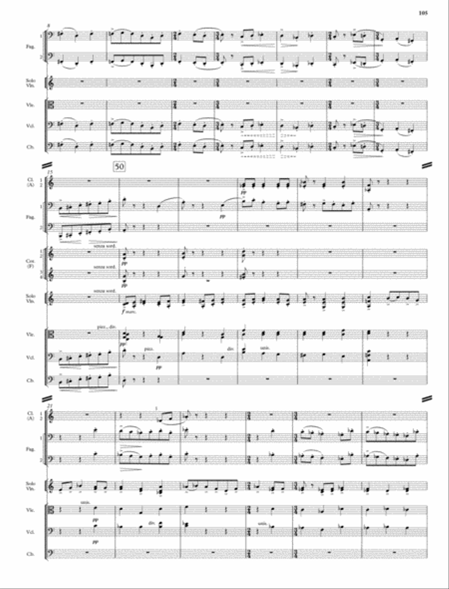 Violin and Cello Concertos English Horn scores gallery preview page 48