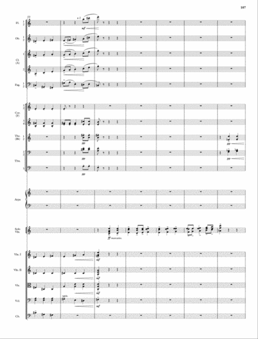 Violin and Cello Concertos English Horn scores gallery preview page 50
