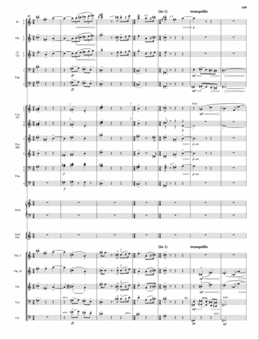 Violin and Cello Concertos English Horn scores gallery preview page 52