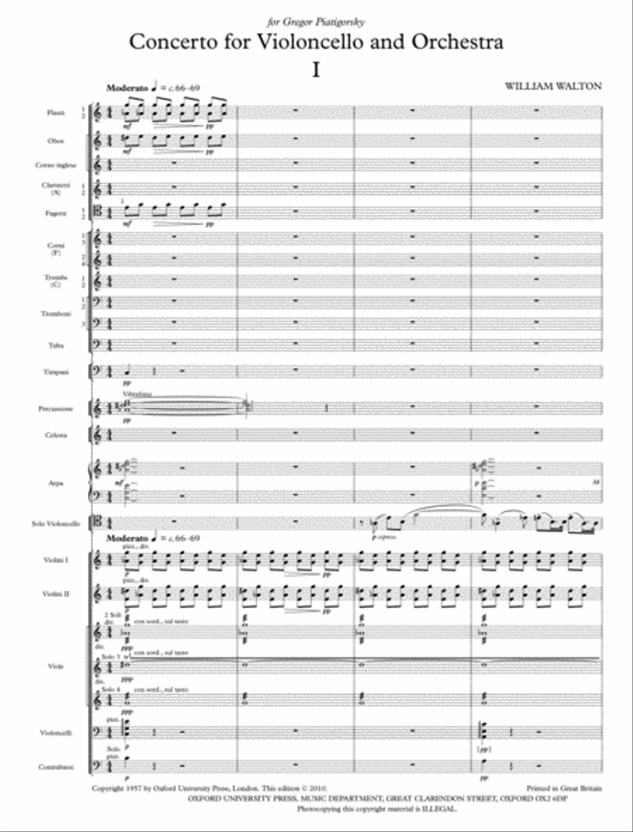 Violin and Cello Concertos English Horn scores gallery preview page 10