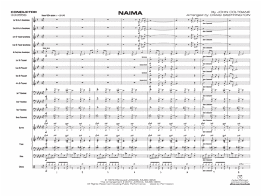 Naima Jazz Ensemble scores gallery preview page 2
