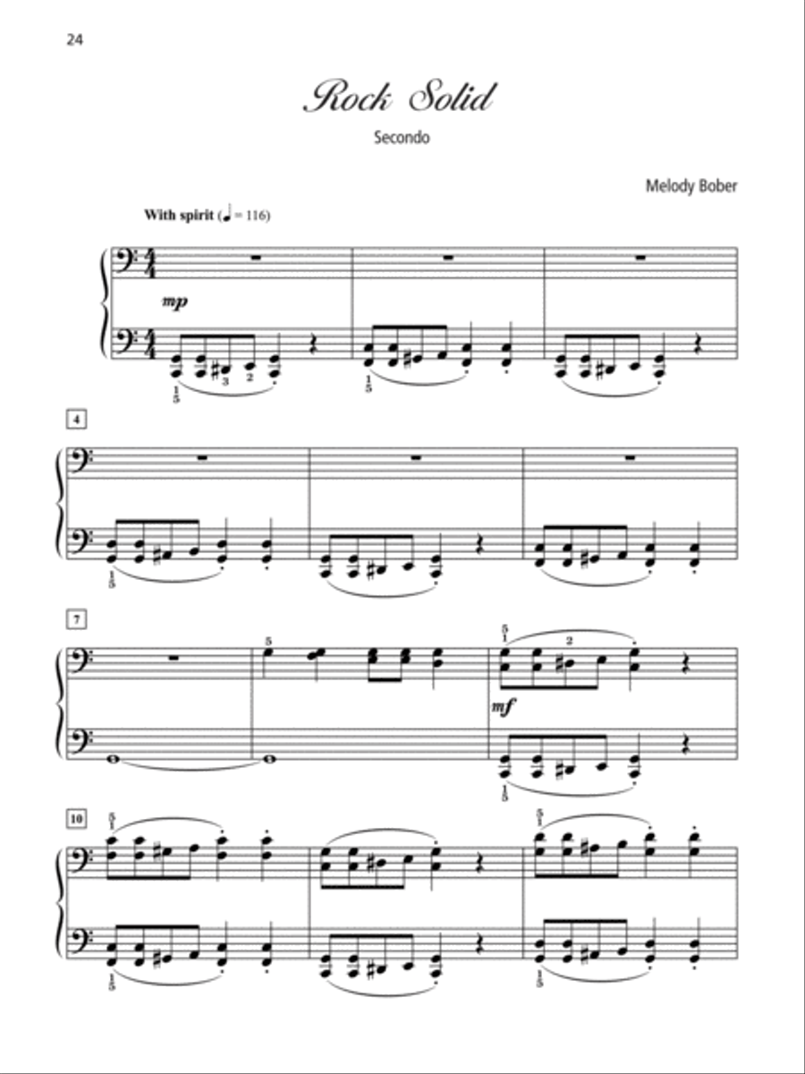 Grand Duets for Piano, Book 4 Small Ensemble scores gallery preview page 6