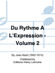 Du rythme a l'expression - Volume 2