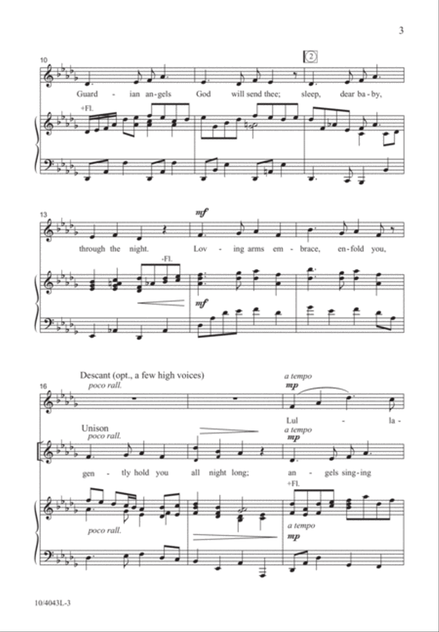 Lullaby Lullaby 2-Part scores gallery preview page 4