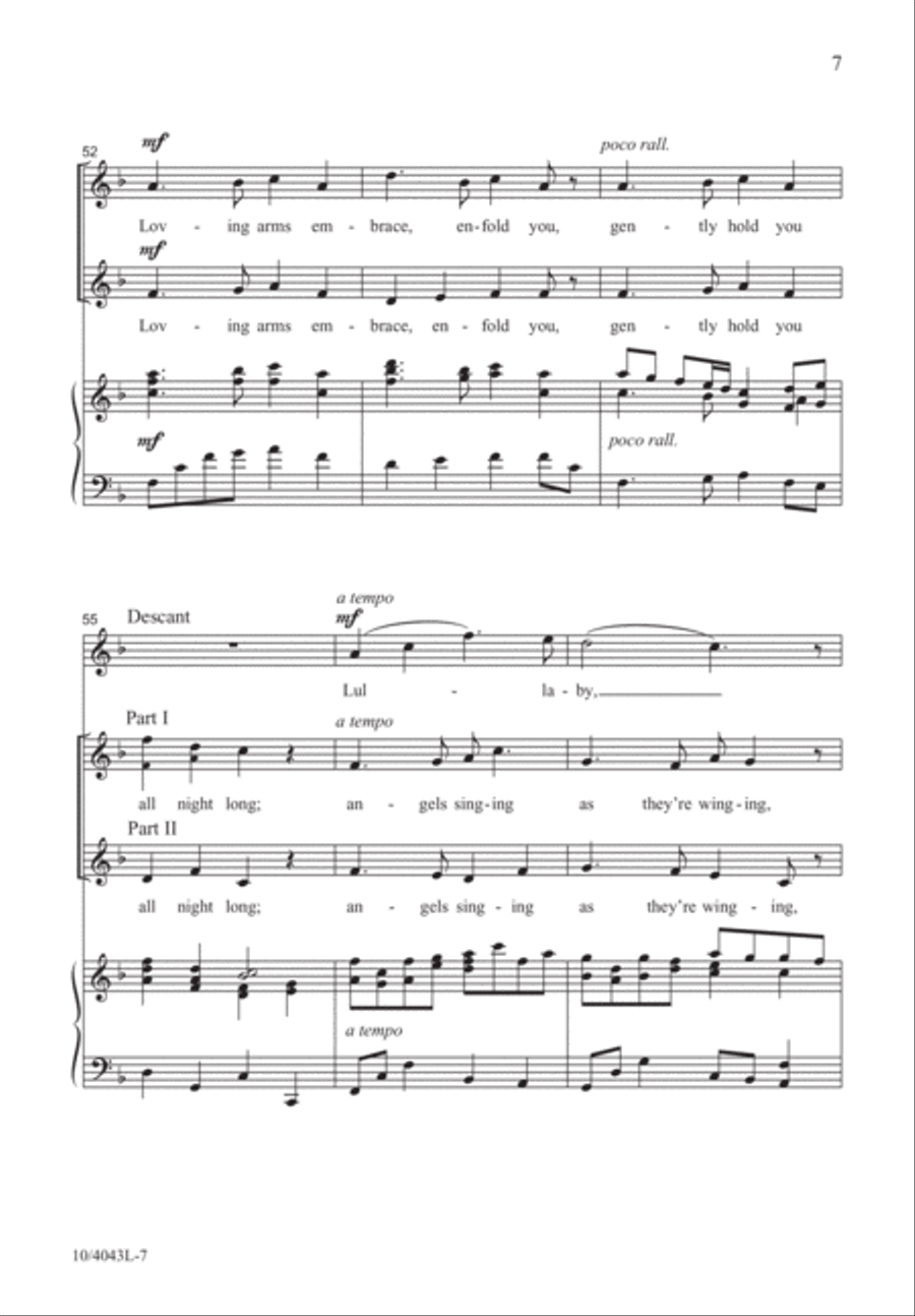 Lullaby Lullaby 2-Part scores gallery preview page 8