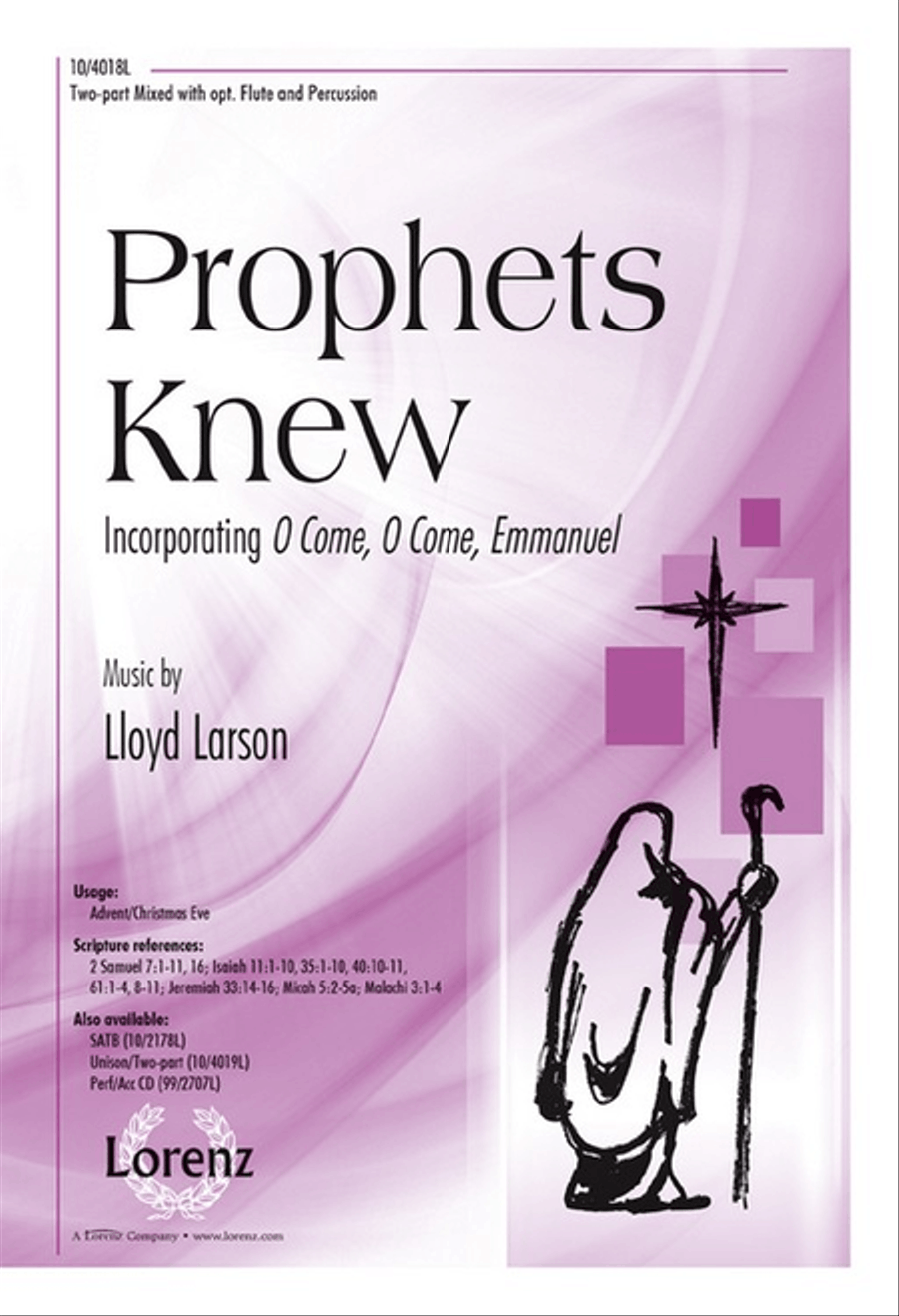 Prophets Knew Prophets Knew 2-Part scores gallery preview page 1
