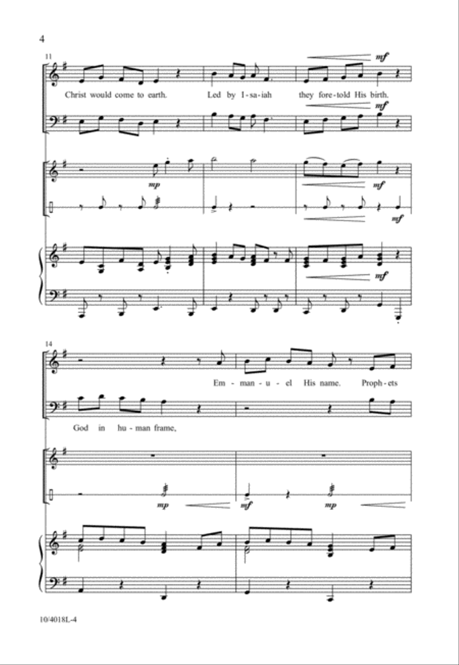 Prophets Knew Prophets Knew 2-Part scores gallery preview page 5