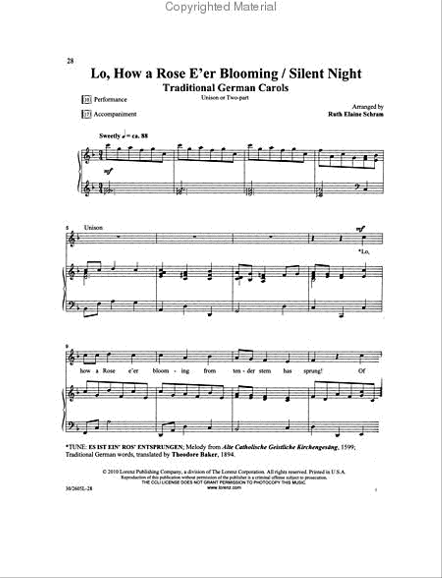 Simply Carols - Songbook and Performance/Accompaniment CD Unison Choir scores gallery preview page 4