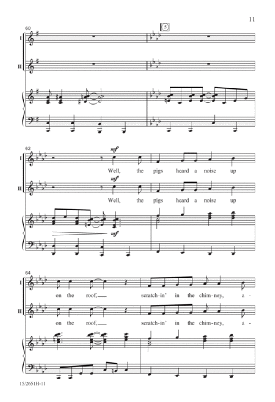 The Swine Song The Swine Song 2-Part scores gallery preview page 12