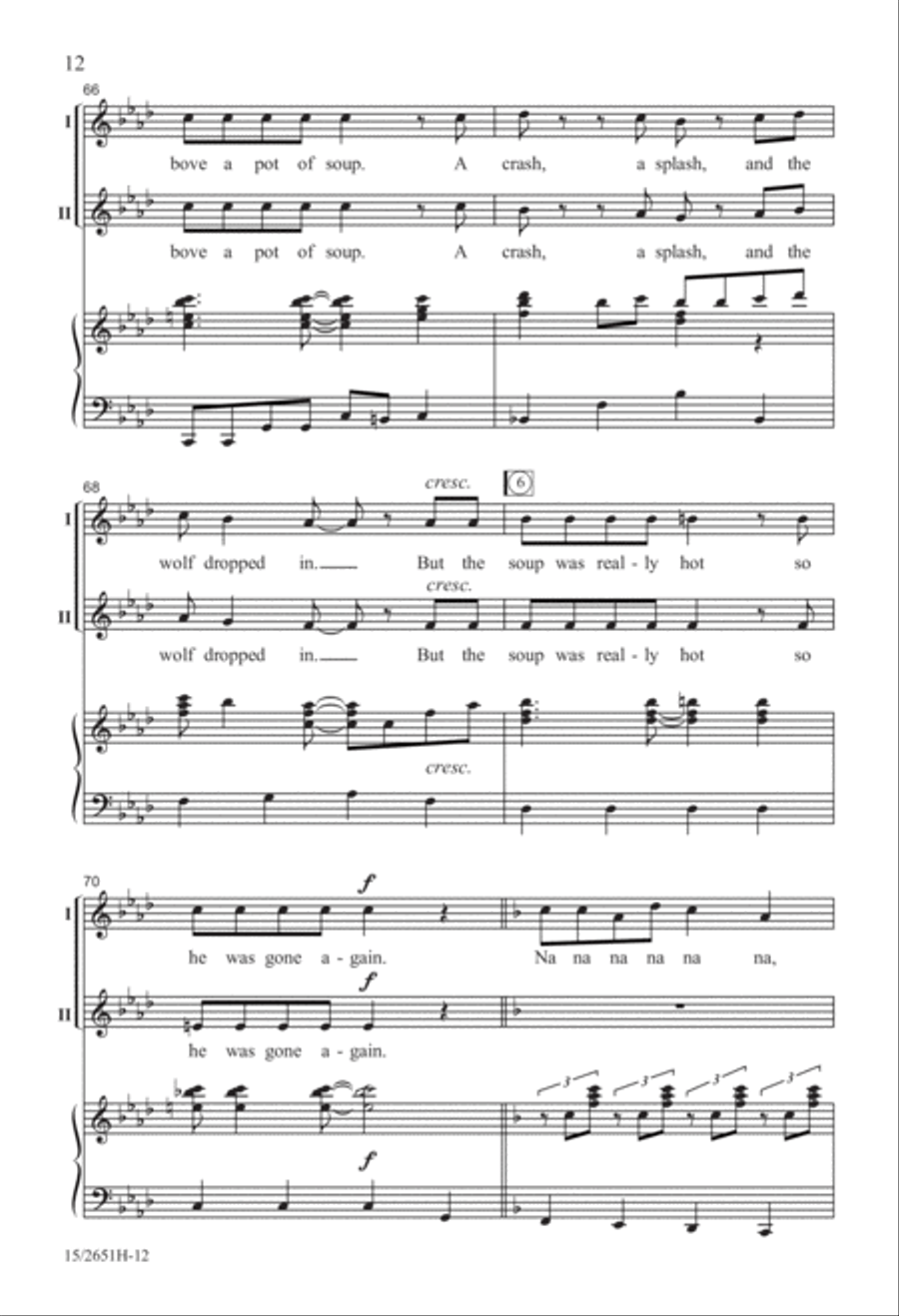 The Swine Song The Swine Song 2-Part scores gallery preview page 13