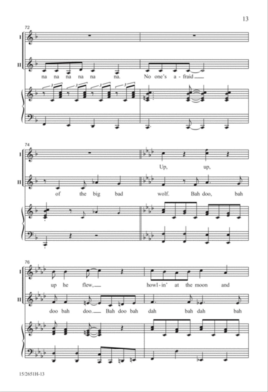 The Swine Song The Swine Song 2-Part scores gallery preview page 14