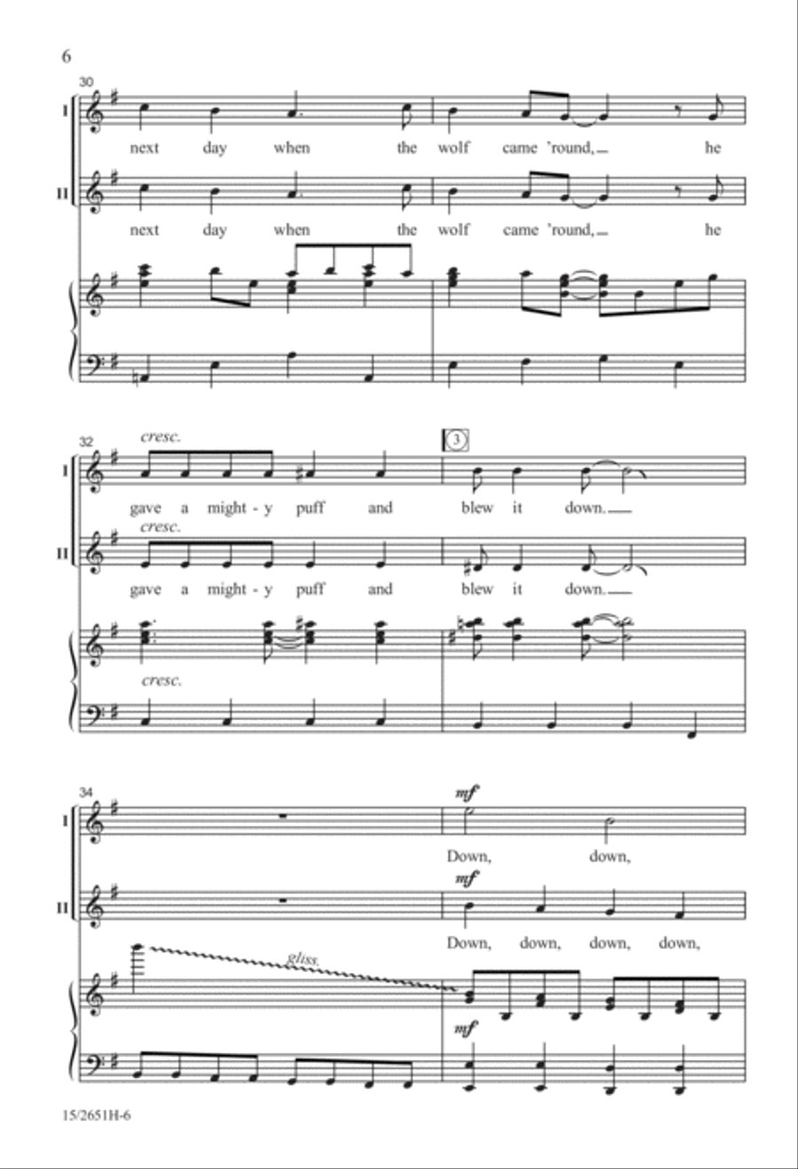 The Swine Song The Swine Song 2-Part scores gallery preview page 7