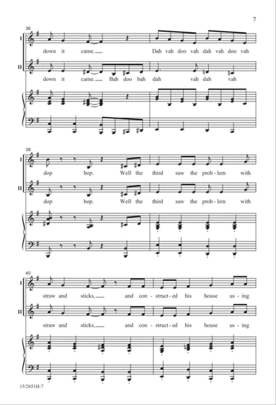The Swine Song The Swine Song 2-Part scores gallery preview page 8
