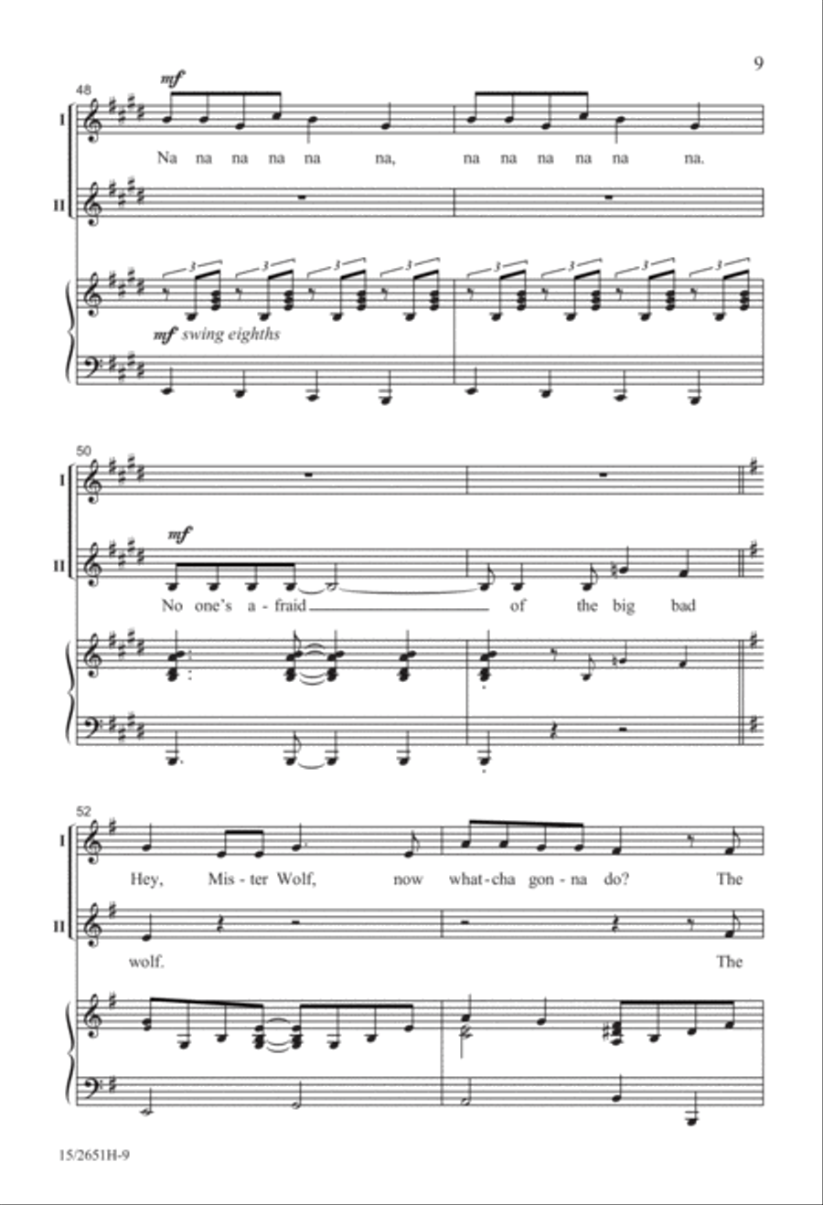 The Swine Song The Swine Song 2-Part scores gallery preview page 10