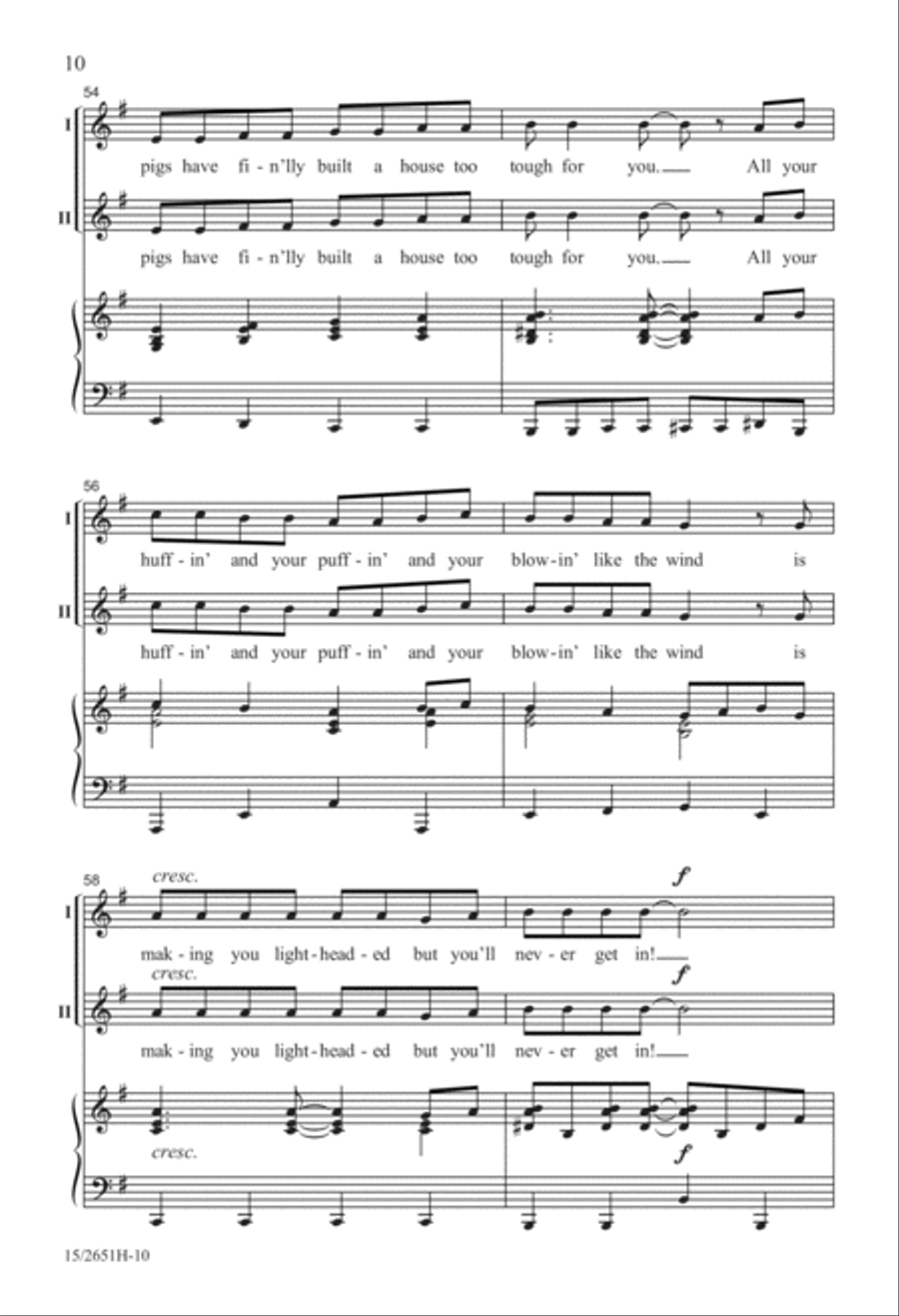 The Swine Song The Swine Song 2-Part scores gallery preview page 11