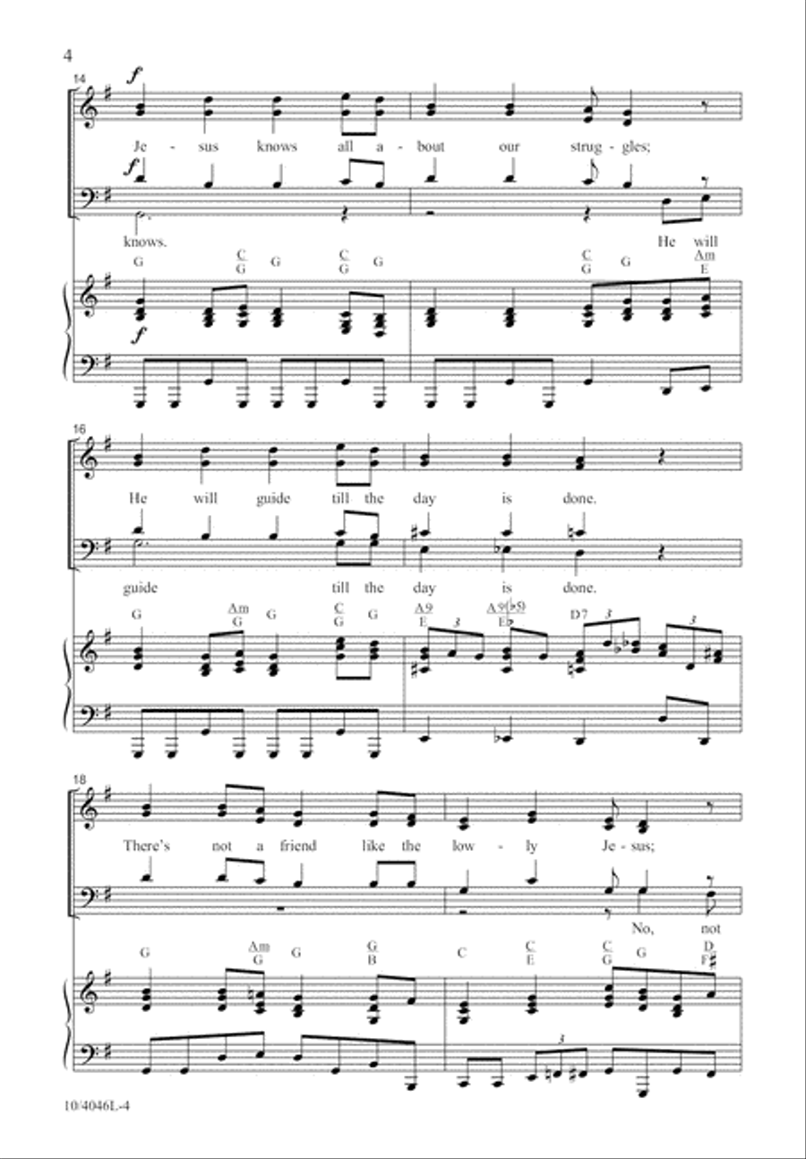 No, Not One No, Not One 4-Part scores gallery preview page 5