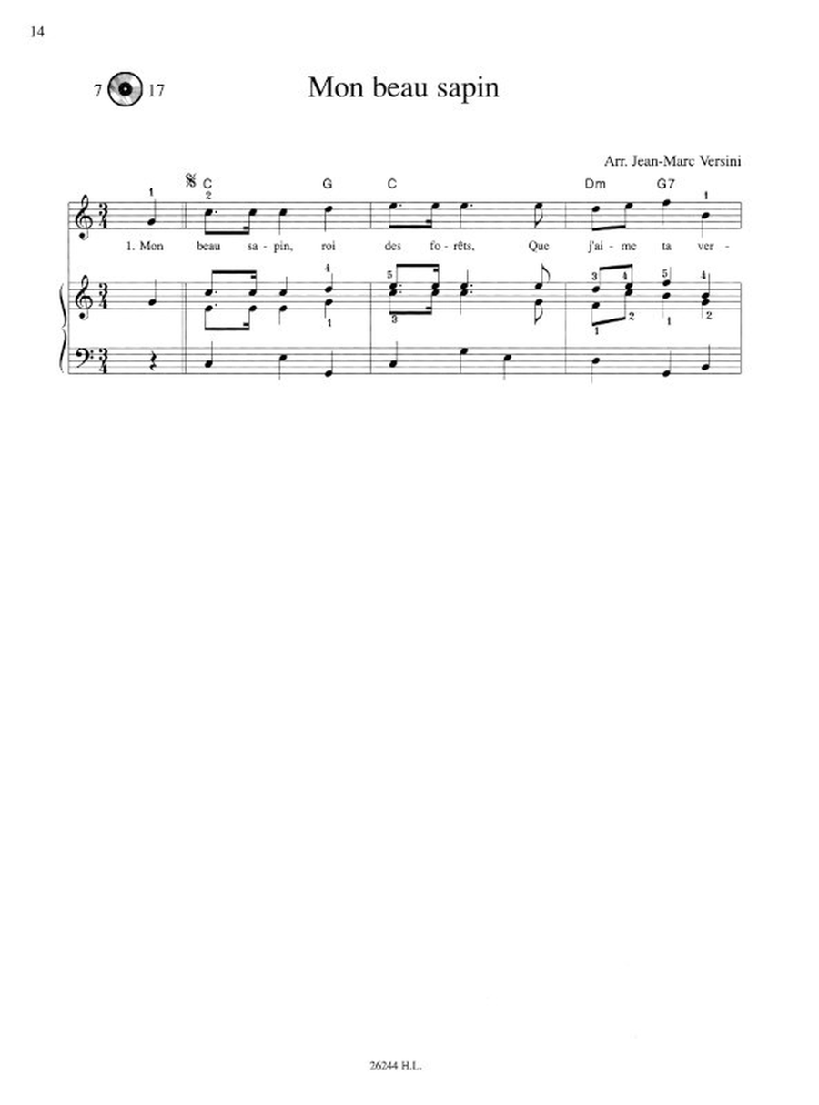Noël en chansons Voice - Sheet Music page 6