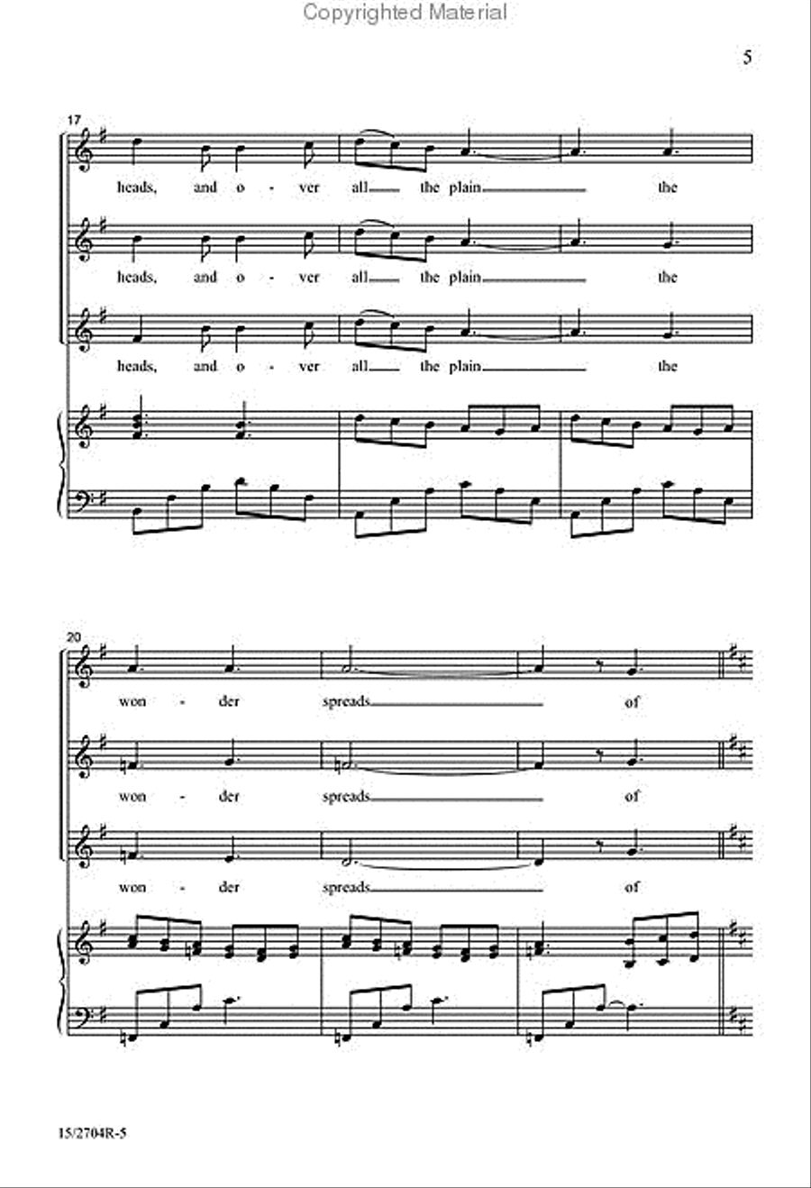 In Time of Silver Rain In Time of Silver Rain SSA scores gallery preview page 5