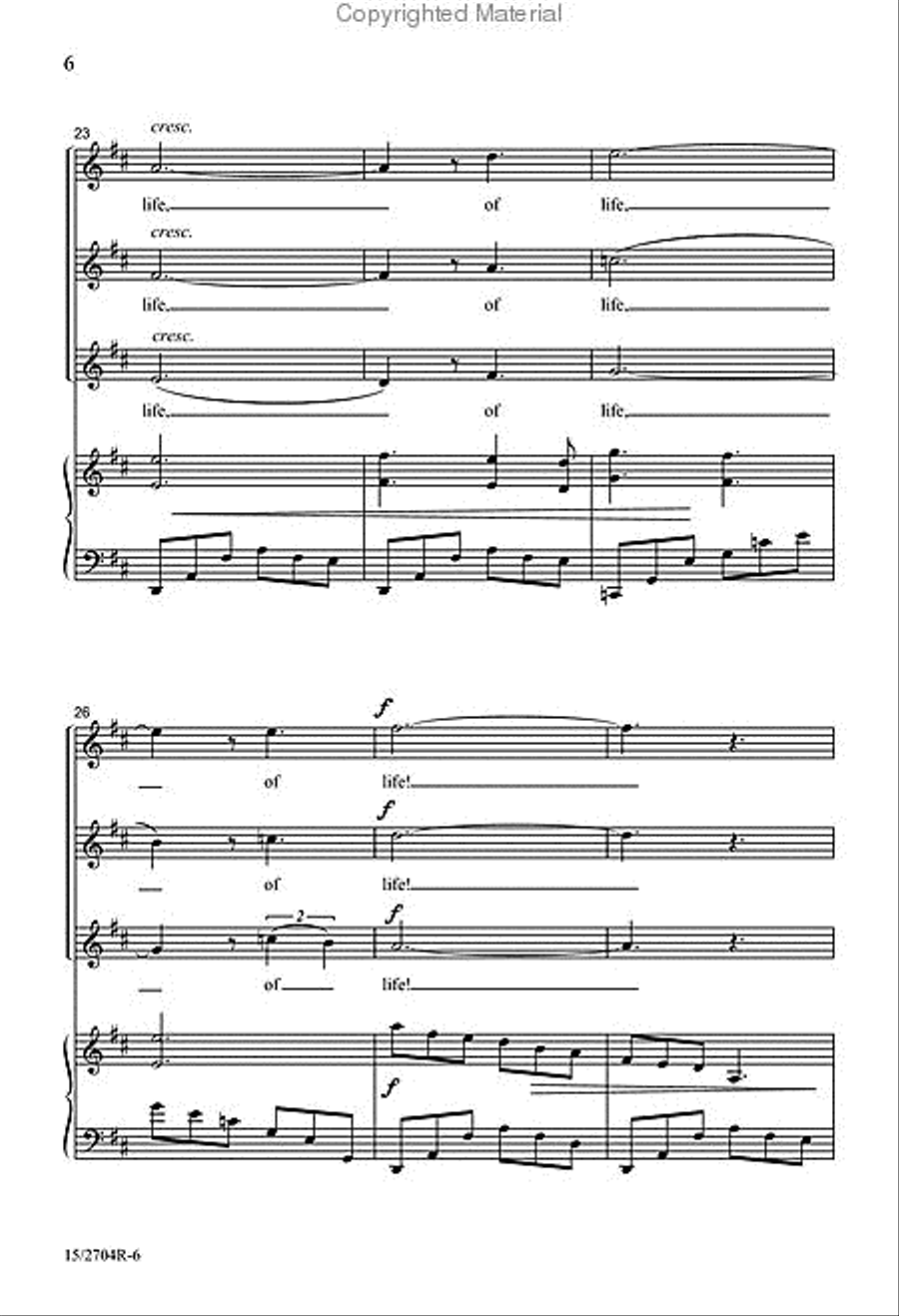 In Time of Silver Rain In Time of Silver Rain SSA scores gallery preview page 6