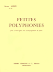 Petites polyphonies Op. 128