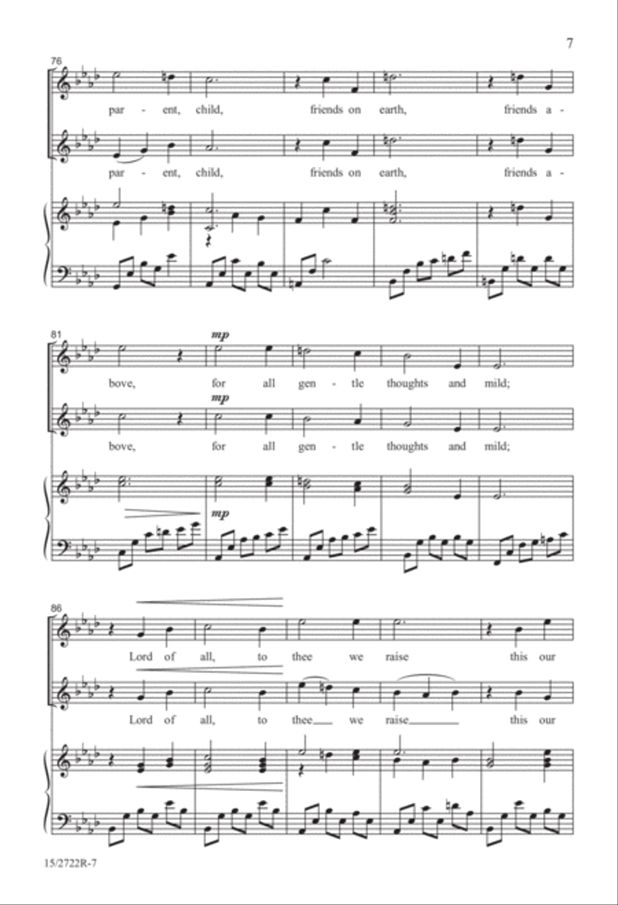 For the Beauty of the Earth SA scores gallery preview page 8