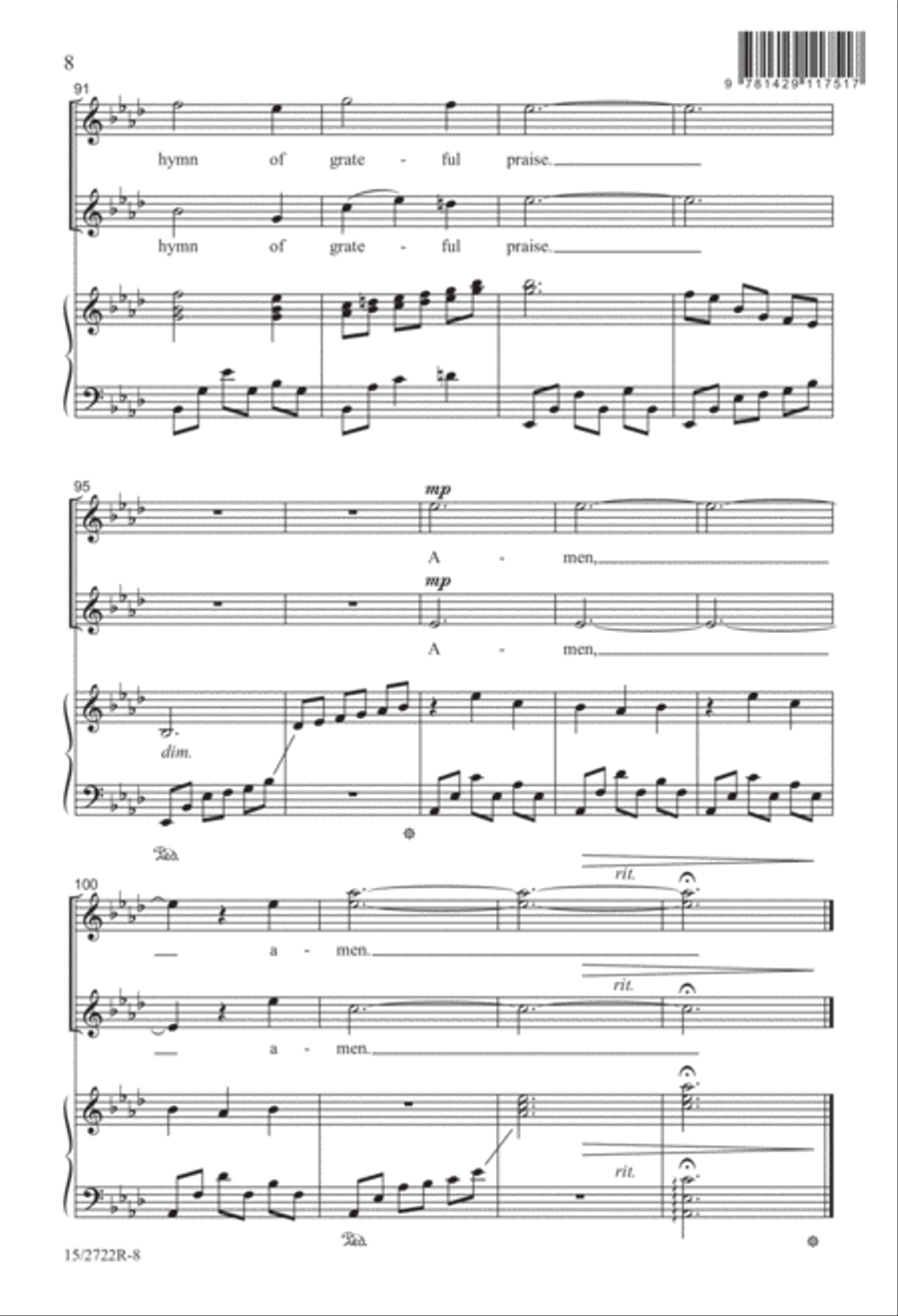 For the Beauty of the Earth SA scores gallery preview page 9