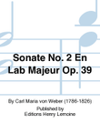 Sonate No. 2 Op. 39 en Lab maj.