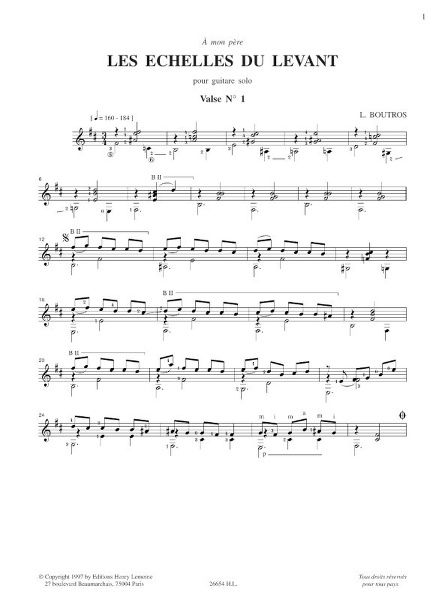 Echelles Du Levant Acoustic Guitar scores gallery preview page 2